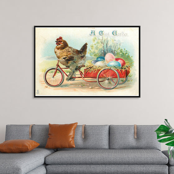 "Chicken Riding a Bicycle"