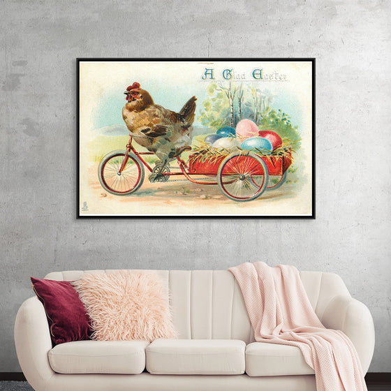 "Chicken Riding a Bicycle"