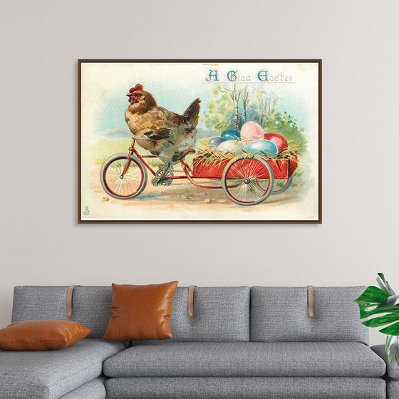 "Chicken Riding a Bicycle"