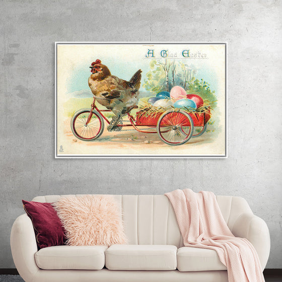 "Chicken Riding a Bicycle"