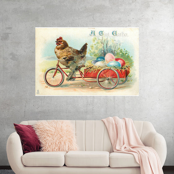 "Chicken Riding a Bicycle"