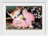 "Easter Cats With Chick"