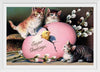 "Easter Cats With Chick"