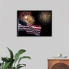 "Flag And Fireworks", Linnaea Mallette