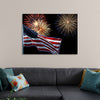 "Flag And Fireworks", Linnaea Mallette