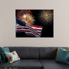 "Flag And Fireworks", Linnaea Mallette