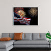 "Flag And Fireworks", Linnaea Mallette