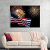 "Flag And Fireworks", Linnaea Mallette