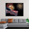 "Flag And Fireworks", Linnaea Mallette