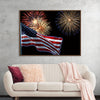 "Flag And Fireworks", Linnaea Mallette