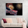 "Flag And Fireworks", Linnaea Mallette