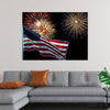 "Flag And Fireworks", Linnaea Mallette