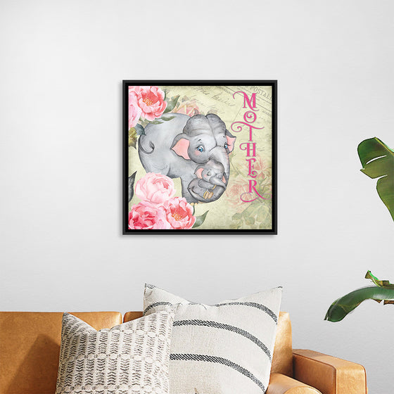 "Mother's Day Vintage Elephant", Linnaea Mallette