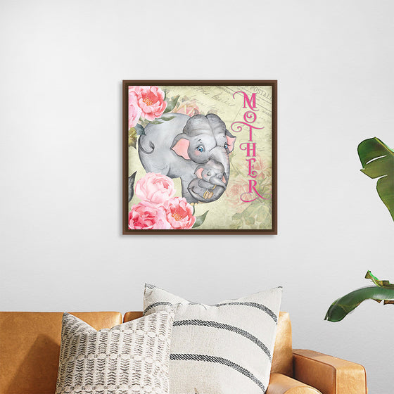 "Mother's Day Vintage Elephant", Linnaea Mallette