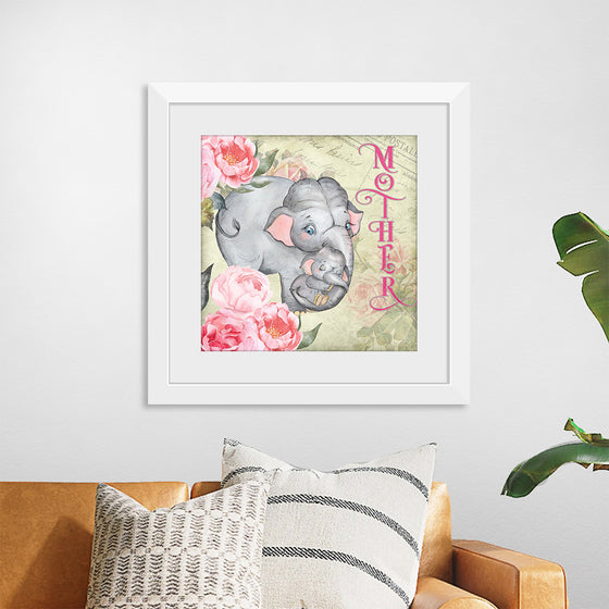 "Mother's Day Vintage Elephant", Linnaea Mallette