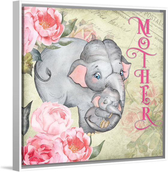 "Mother's Day Vintage Elephant", Linnaea Mallette