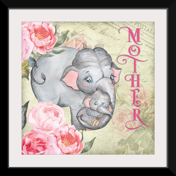 "Mother's Day Vintage Elephant", Linnaea Mallette