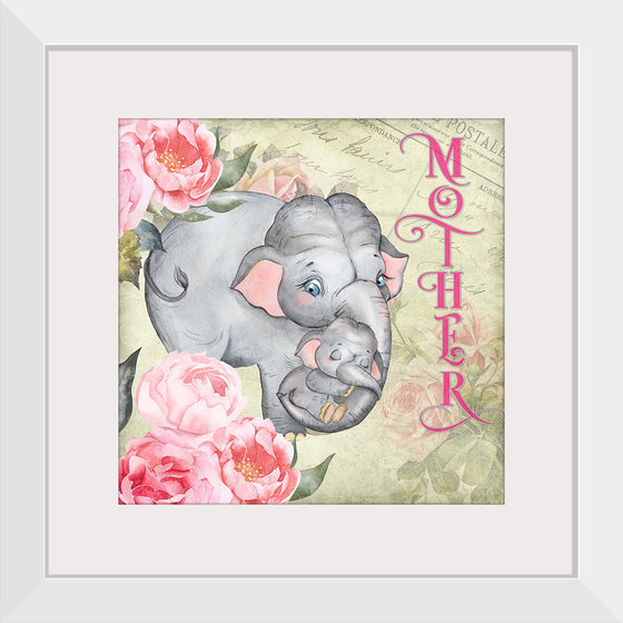 "Mother's Day Vintage Elephant", Linnaea Mallette