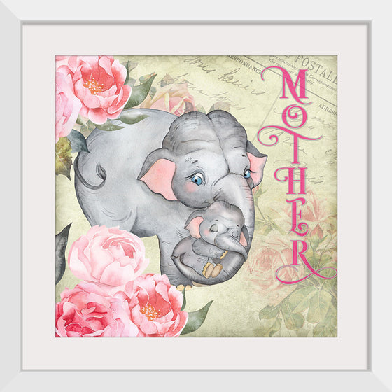 "Mother's Day Vintage Elephant", Linnaea Mallette