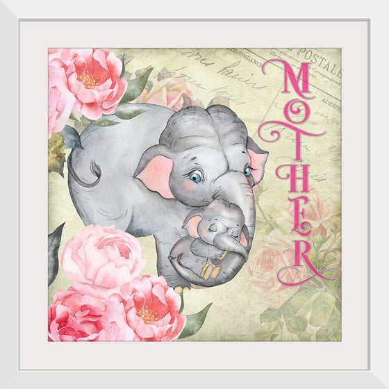 "Mother's Day Vintage Elephant", Linnaea Mallette