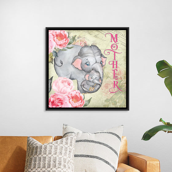 "Mother's Day Vintage Elephant", Linnaea Mallette