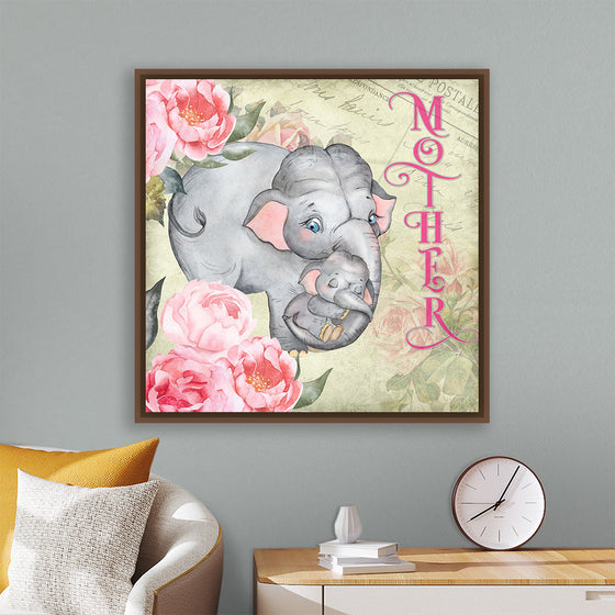 "Mother's Day Vintage Elephant", Linnaea Mallette