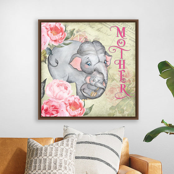 "Mother's Day Vintage Elephant", Linnaea Mallette