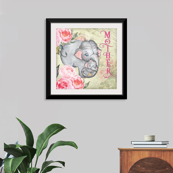 "Mother's Day Vintage Elephant", Linnaea Mallette