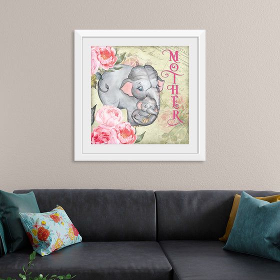 "Mother's Day Vintage Elephant", Linnaea Mallette