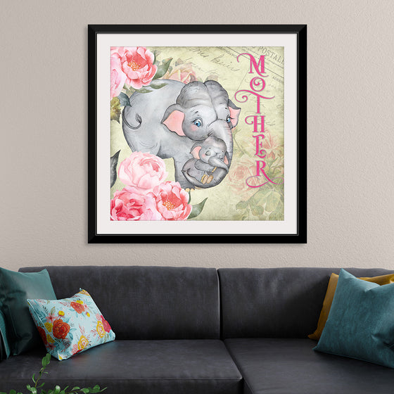 "Mother's Day Vintage Elephant", Linnaea Mallette