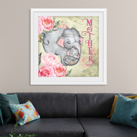 "Mother's Day Vintage Elephant", Linnaea Mallette