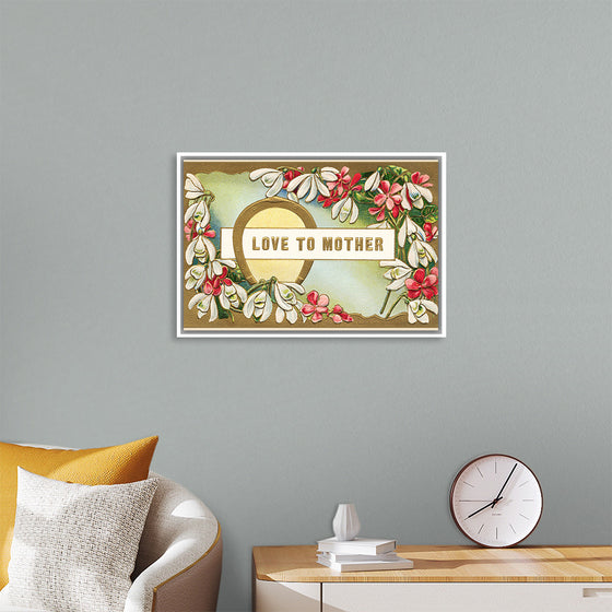 "Mother's Day Postcard Vintage Love"