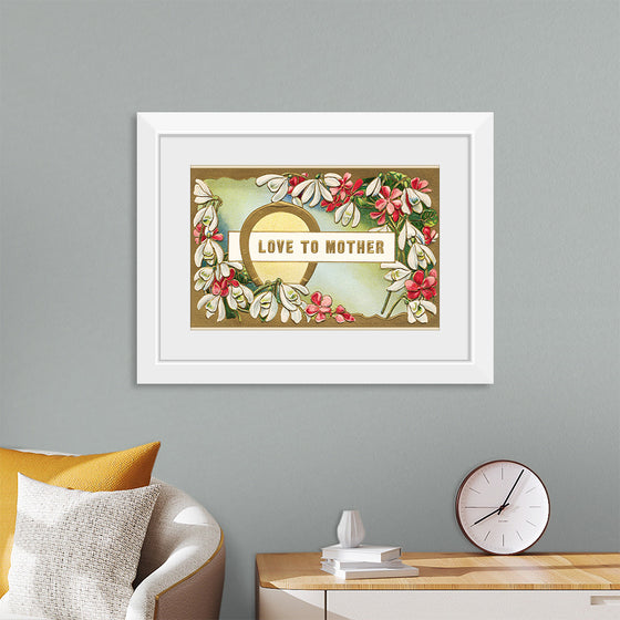 "Mother's Day Postcard Vintage Love"