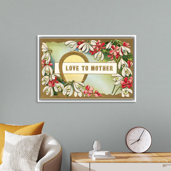 "Mother's Day Postcard Vintage Love"