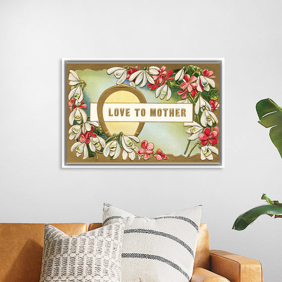 "Mother's Day Postcard Vintage Love"