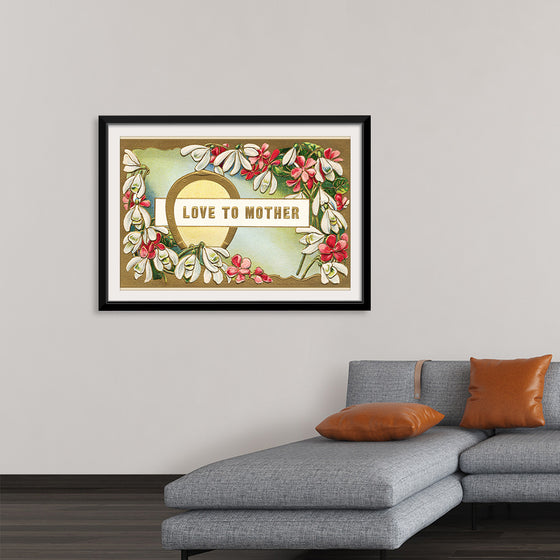 "Mother's Day Postcard Vintage Love"