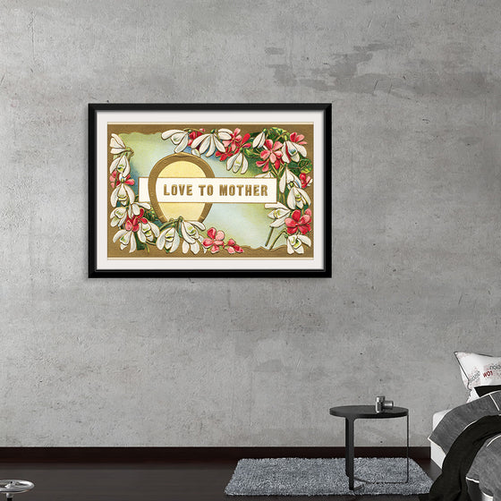 "Mother's Day Postcard Vintage Love"