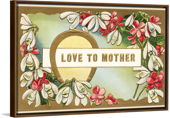 "Mother's Day Postcard Vintage Love"