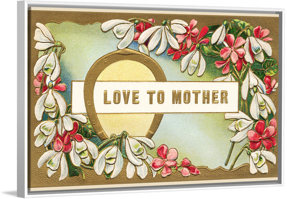 "Mother's Day Postcard Vintage Love"