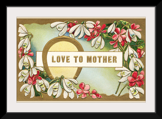 "Mother's Day Postcard Vintage Love"