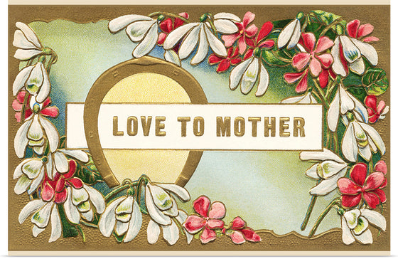 "Mother's Day Postcard Vintage Love"