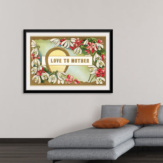 "Mother's Day Postcard Vintage Love"