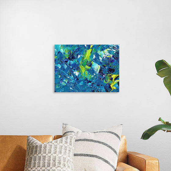 "Blue and Green Abstract"