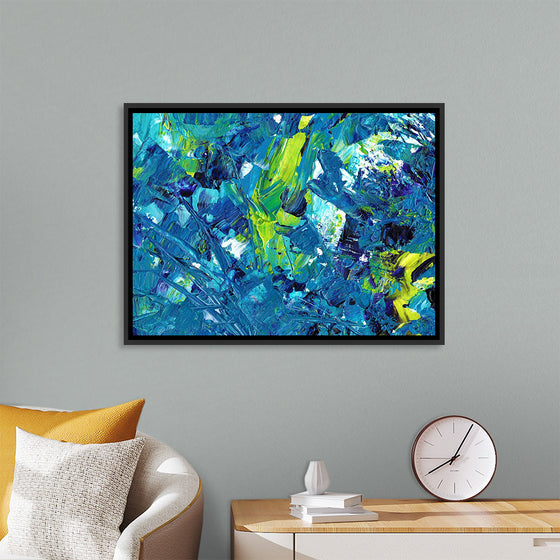 "Blue and Green Abstract"