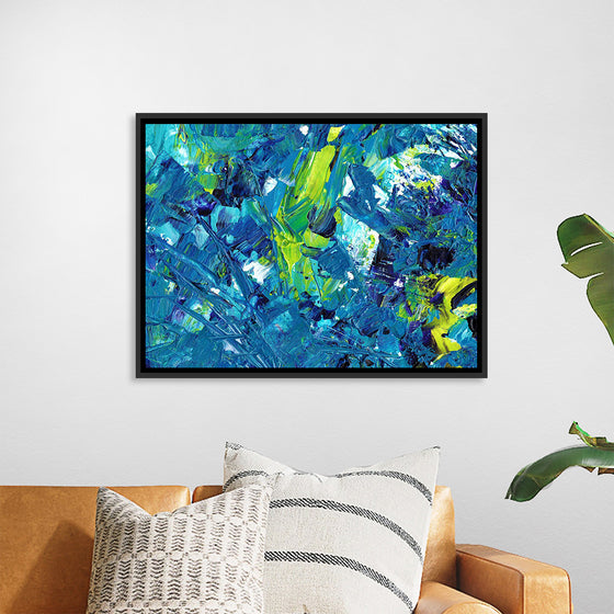 "Blue and Green Abstract"