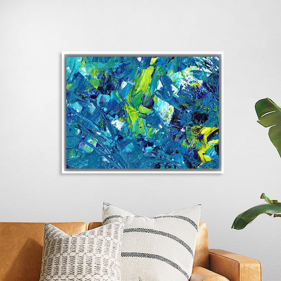 "Blue and Green Abstract"