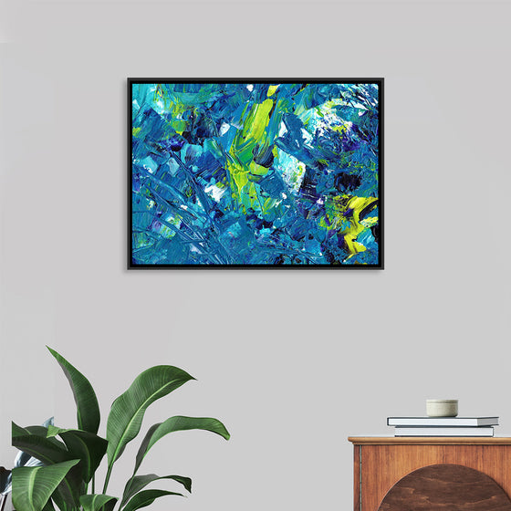 "Blue and Green Abstract"