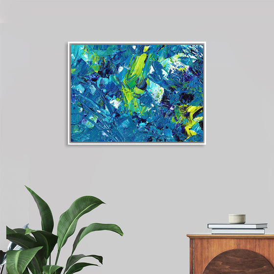 "Blue and Green Abstract"