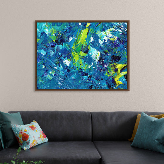 "Blue and Green Abstract"