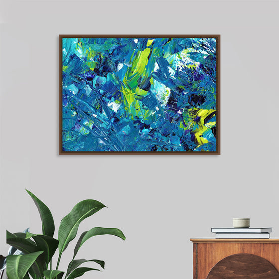 "Blue and Green Abstract"